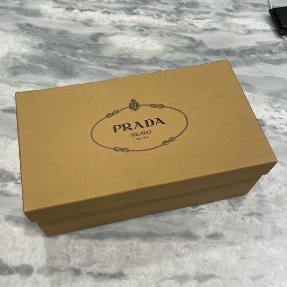 PRADA espadrille slides in gold - Picture 5 of 7